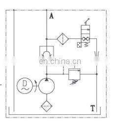 hydraulic power unit dc 12v 1.6kw for manual electric stacker