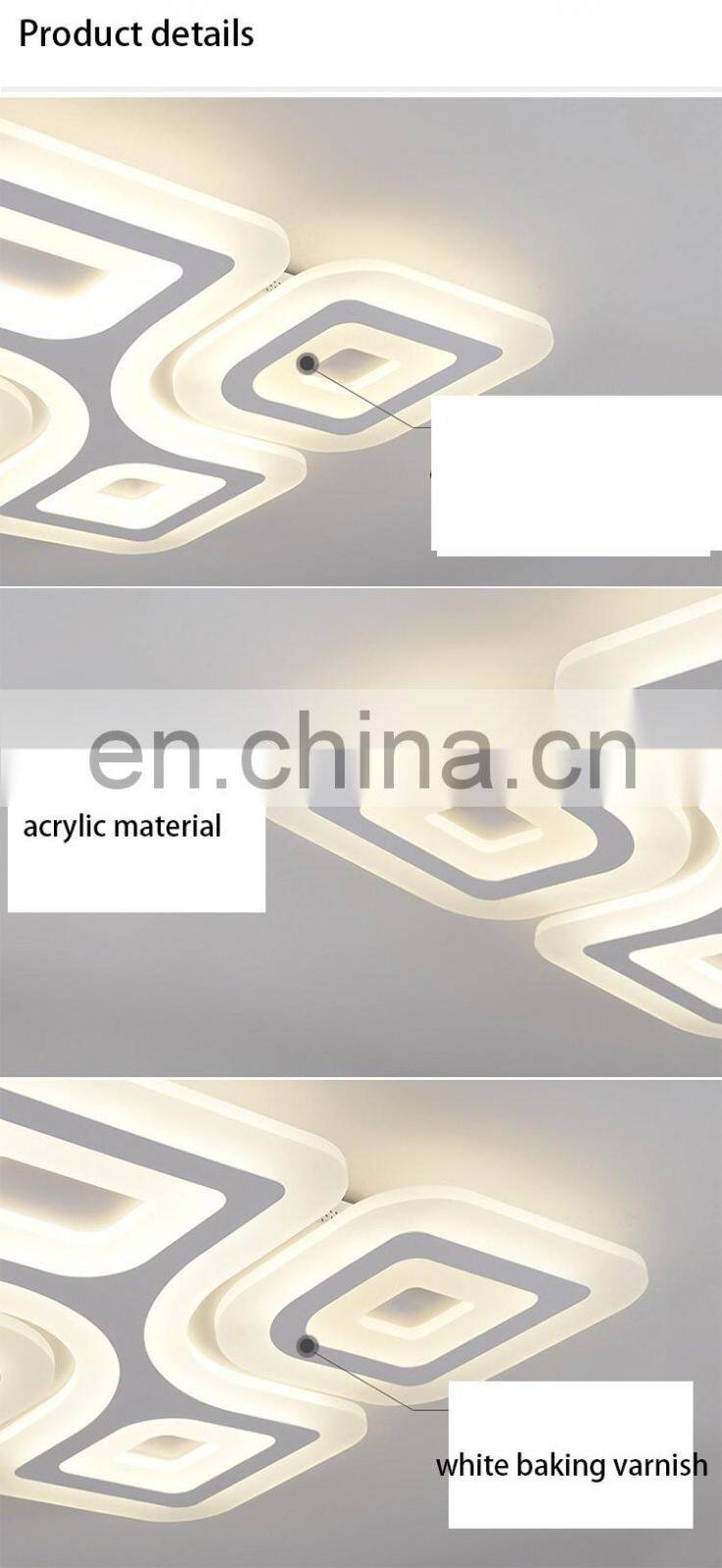 110V Square dimmable led surface mount ceiling light