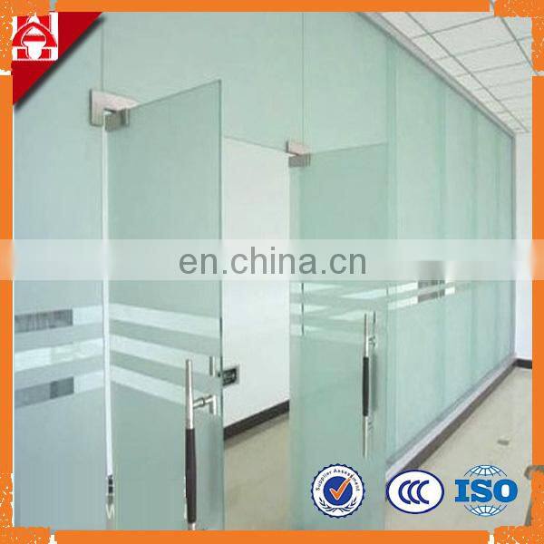 Clear Tempered Glass Partition Wall , Glass Partition