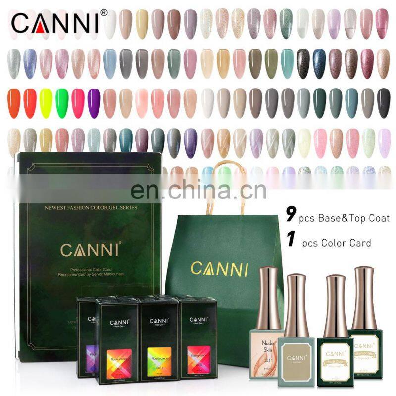 512kit Wholesale CANNI 16ml SOAK OFF UV Gel Polish 130pcs kit Nail Gel Polish Gift Set Enamel Kit For Girls Varnish Set
