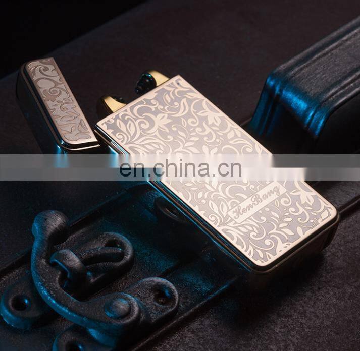 Classic 2019 USB lighter dual arc lighter pulse electronic lighter with charger