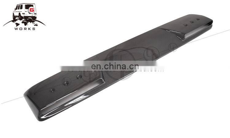 W463A front roof LED fit for G-class W463A 2018-2019year to B-style DRY carbon fiber light bar with LED