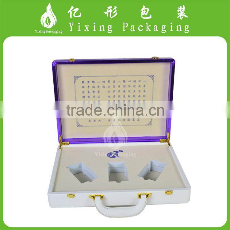 Factory directly sell high quality customized PU leather packaging box