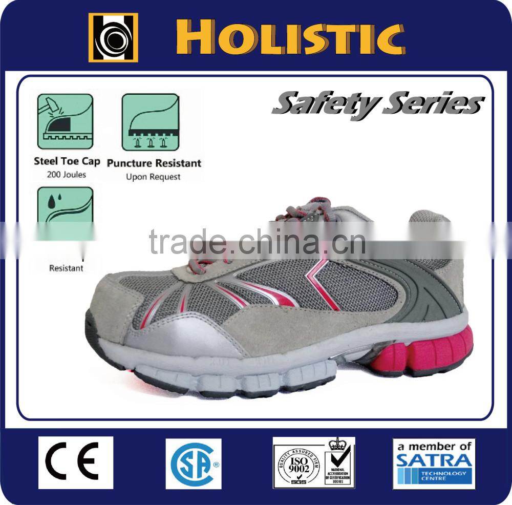 Athletic Anti statics and slip Light weight Composite Toe Sport Safety Shoe