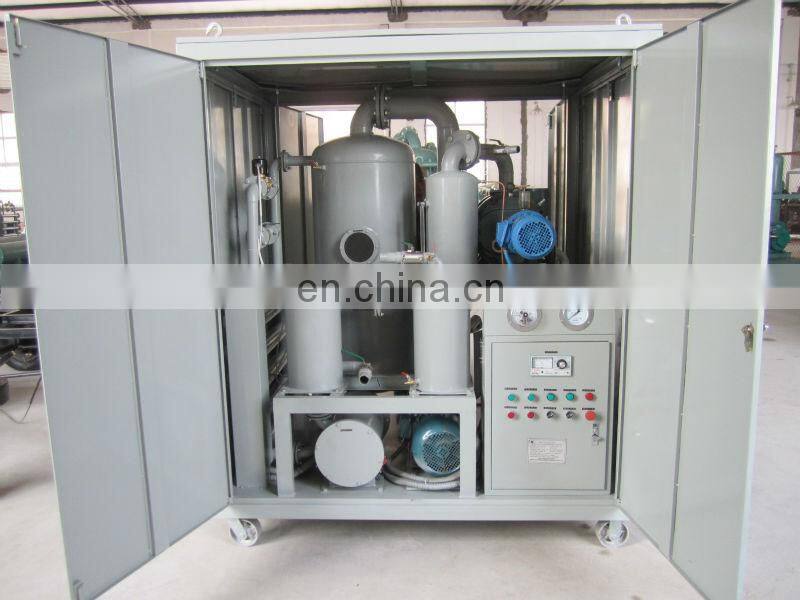 Transformer oil usage dirty oil restoration machine, degassing, drying, particulate/acidity/ sludge/ soluble oil decay removal