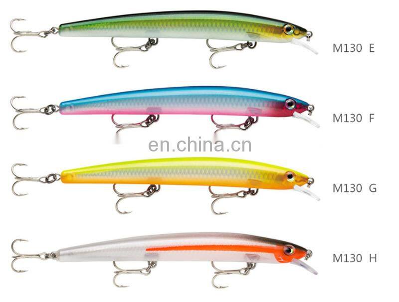 130mm 15g Fishing Lure Hard Minnow Flat Body Longcasting 15 colors Fishing Lure New Arrival Floating Minnow