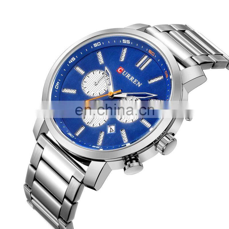 CURREN 8315 Men's Fashion&Casual Watch Japan Quartz Movement Stainless Steel Band Business Watch
