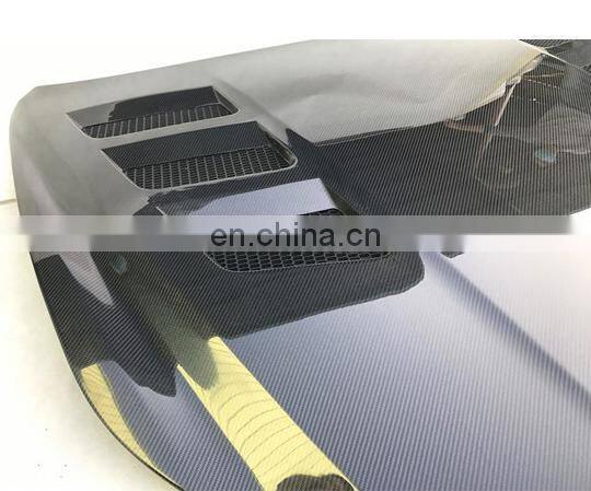 Runde Car Modification Carbon Fiber Material Body Parts Engine Bonnet Hood For 2014-2020 Maserati Ghibli Hood