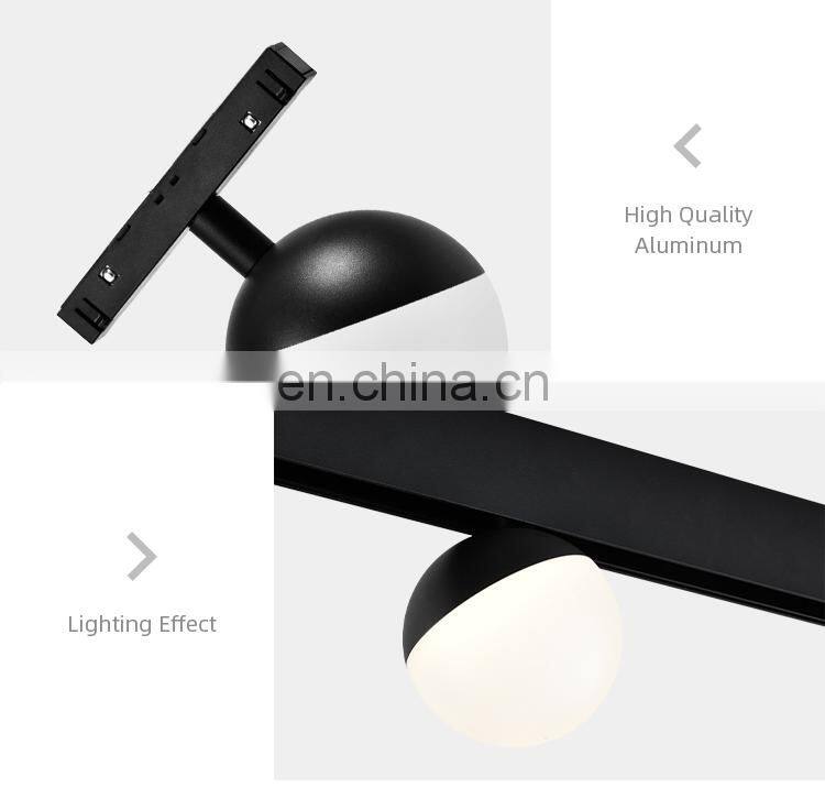 HUAYI Wholesale Modern Pendant Globe Lamp 10watt Kitchen Contemporary Magnetic LED Track Light