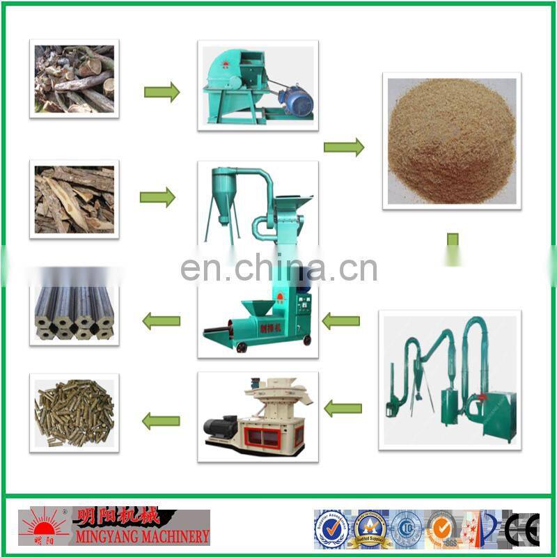 Tree Branch Wood Chipper Log Bark Wood Crusher Grind Machine