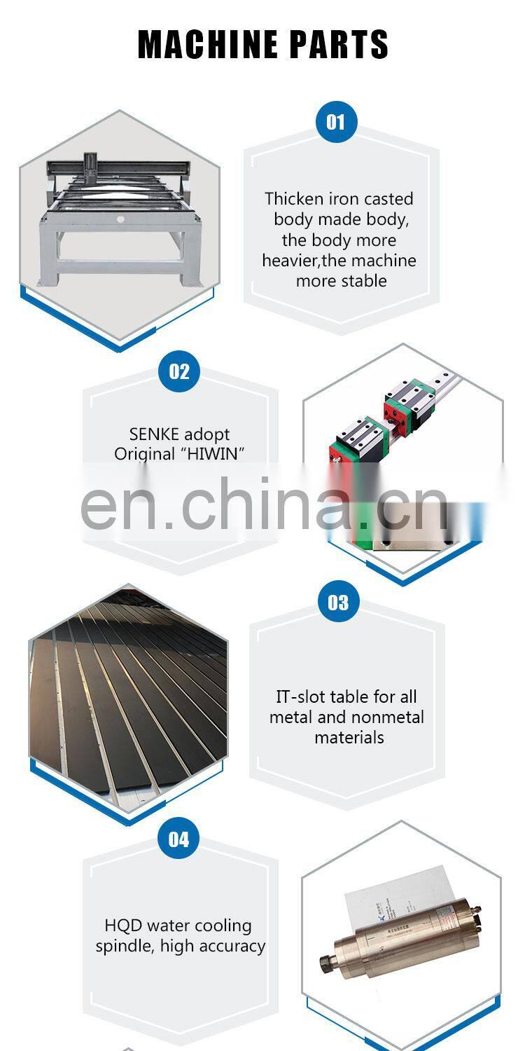 SENKE CNC Cutter Metal Cutting and Engraving Machine Advertising Engraving Machine