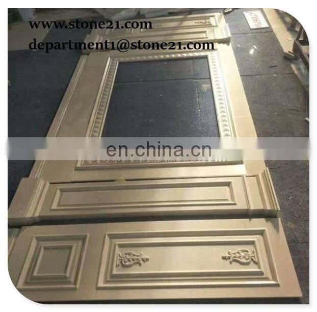 Black portoro marble base marble boulding border