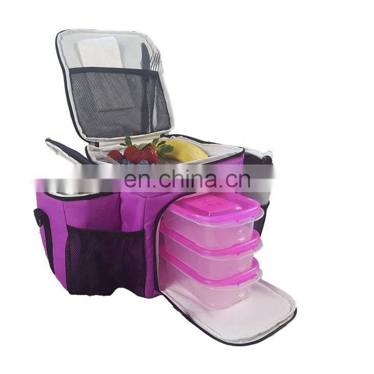 Waterproof Oxford Fabric Aluminum Foil Insulated Thermal Lunch Cooler Bag