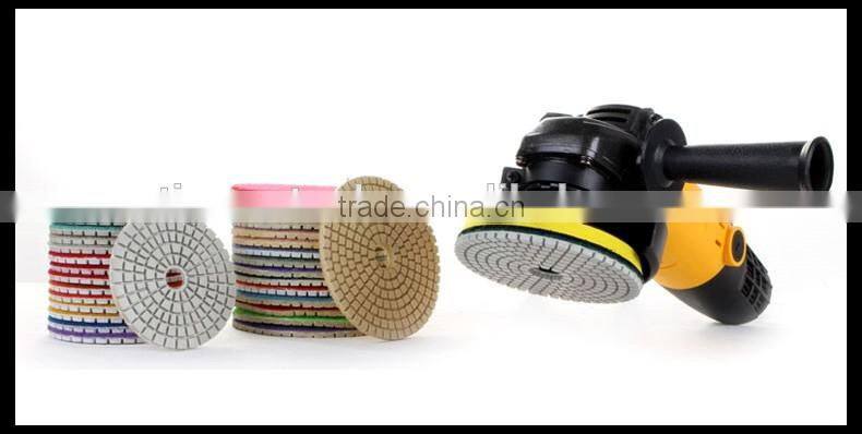 Universal polishing pads for marble grinding