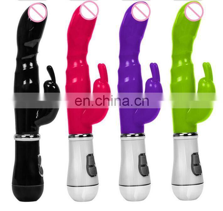 USB Charging Vibrator G-spot clitoral stimulator Dildo women Female Rabbit Vibrator