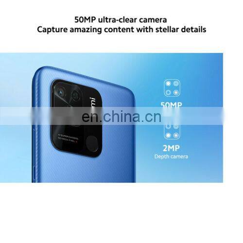 Global Version Red-mi 10C 4GB 64GB / 4GB 128GB Smartphone Snapdragon 680 Octa Core 6.71" Display 50MP Rear Camera 5000mAh