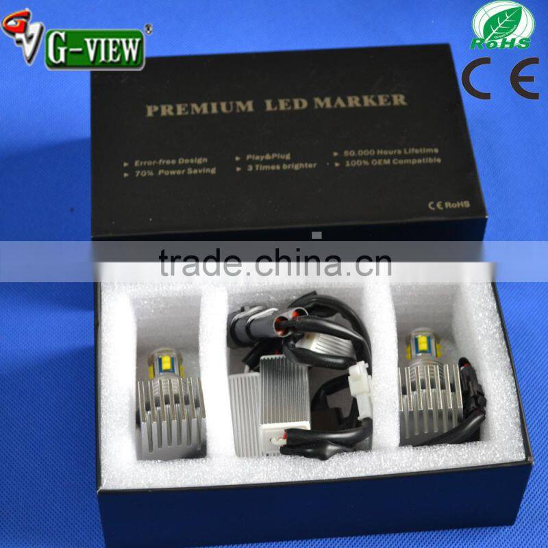 Super Bright White Error free LED Angel Eyes Marker Canbus 80W high power auto led lights body kit For E92 M3