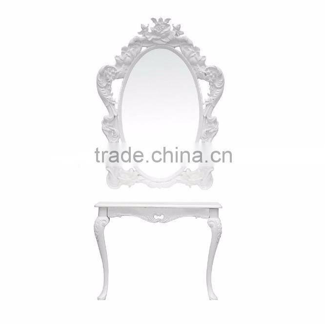 Beiqi Guangzhou 2016 Vintage Style Dressing Table Salon Unit Mirror Station for Sale