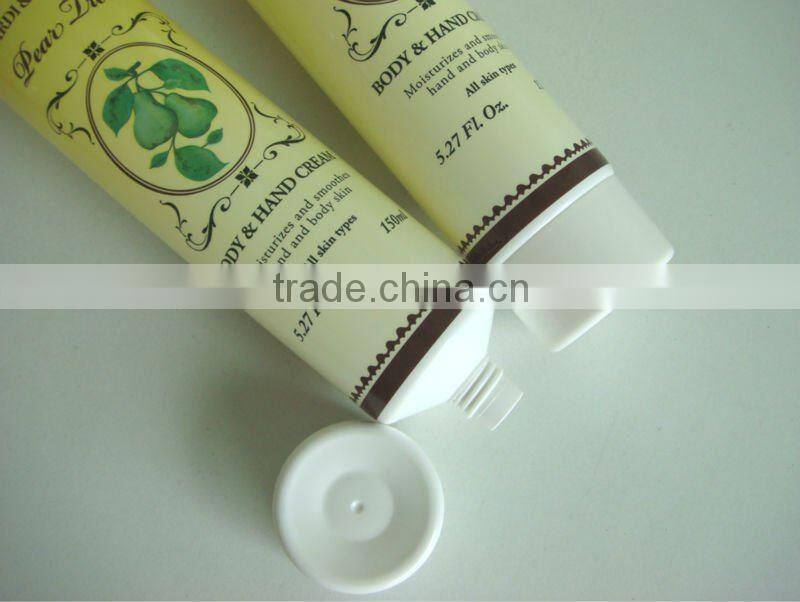 100-150ml Cosmetic Tube for Hand Cream, Delicate Design by Offset Printing