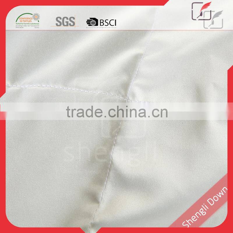 90% Goose down filled cotton comforter, Yellow down comforter