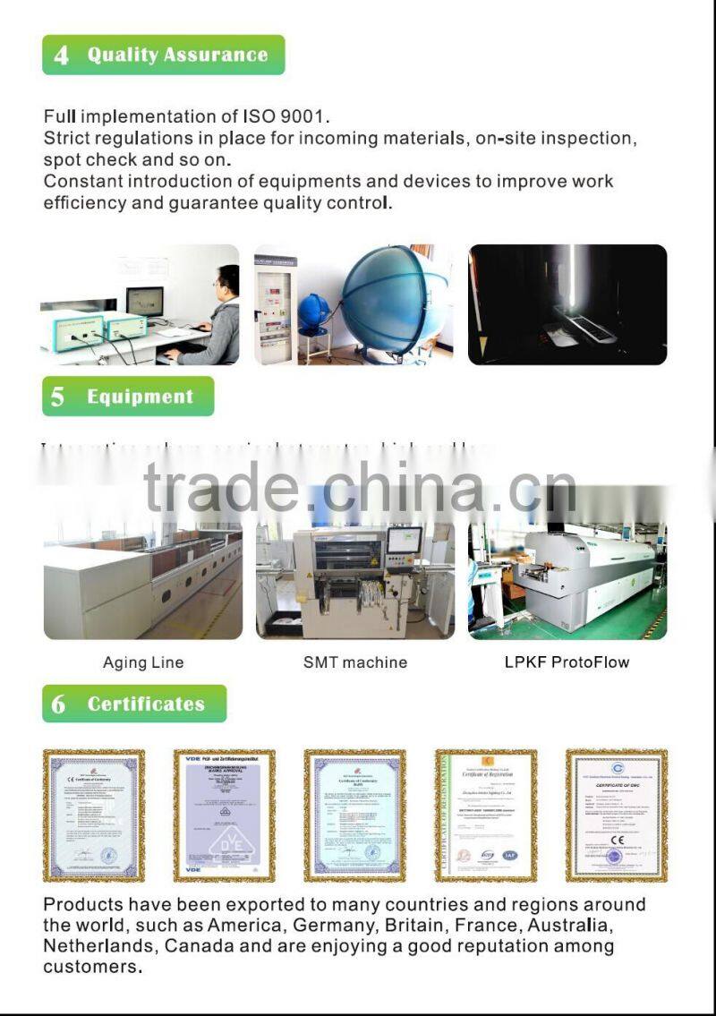 aluminum body pc cover triproof dali dimming led Linear Light for underground car parking