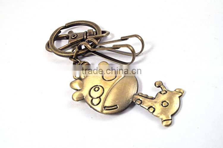 creative promotional gift Custom Animal Metal Keychain
