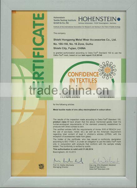 Gold metal pin Buckle