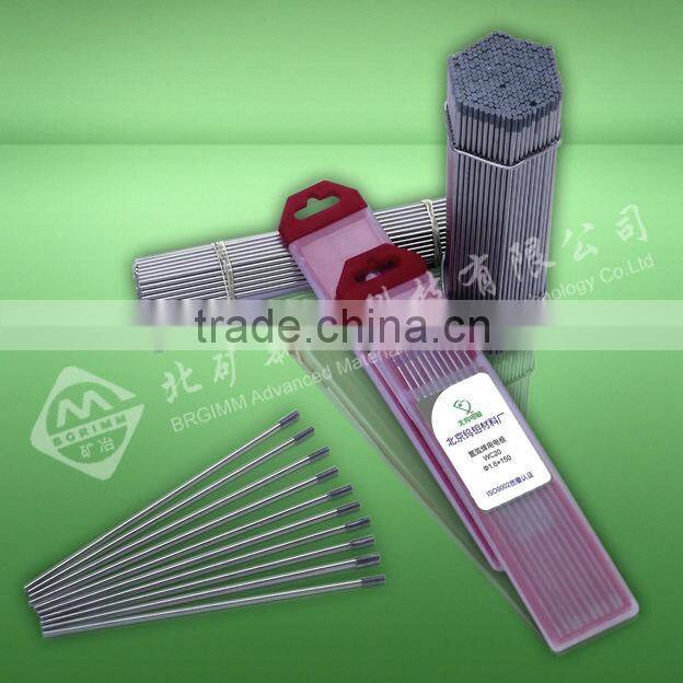 2.4mm X175mm 2% Cerium WC20 tungsten electrode from Beijng
