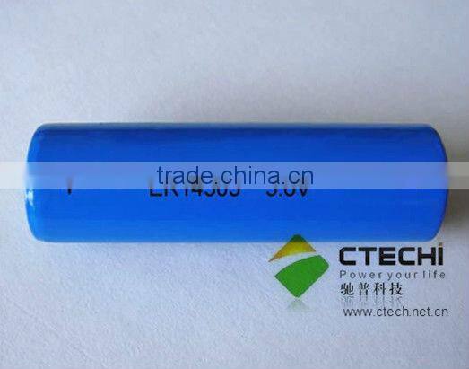 ER14505 AA 3.6V 2400mAh Lithium Thionyl Chloride Li-SOCL2 battery