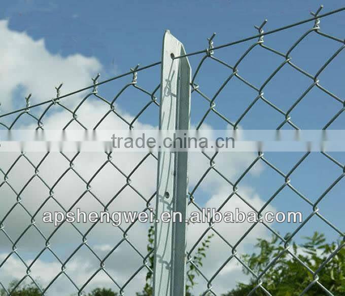 Used pvc coated chain link fence for sale
