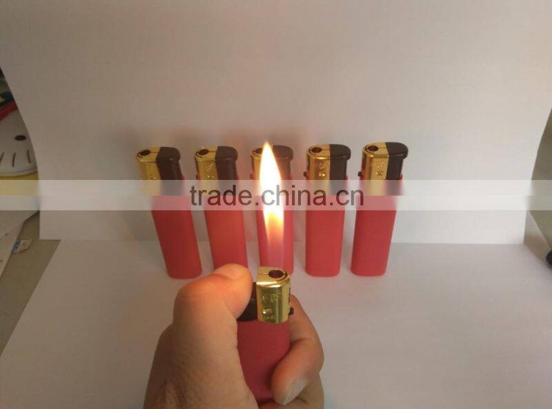 Disposable electronic lighter FH-606 matte colors gas lighter