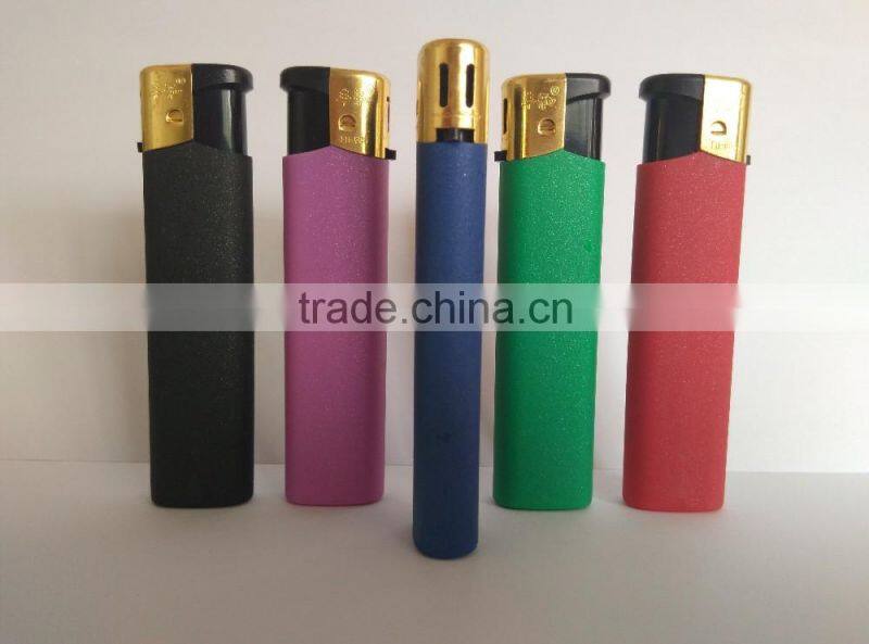 Disposable electronic lighter FH-606 matte colors gas lighter