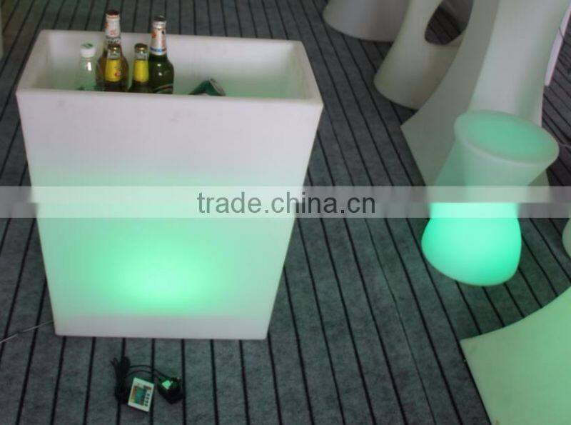Rechageable LED Ice Bucket with remote control