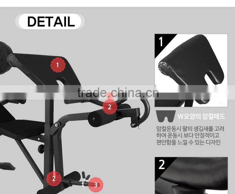 High quanlity weight bench for gynamastic equipement for Korean