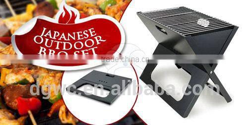 Hot Selling Commercial Outdoor Portable Charcoal Barbecue Grill with x-shape