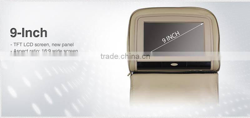 New coming 9inch headrest DVD with phone link