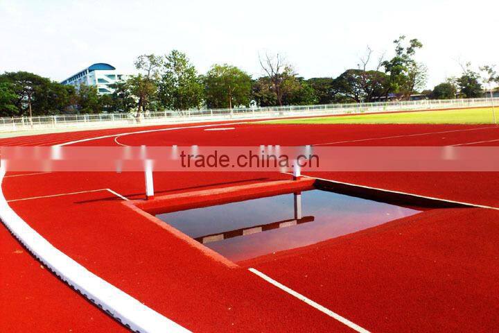 Full polyurethane spray coating running track, polyurethane flooring materials