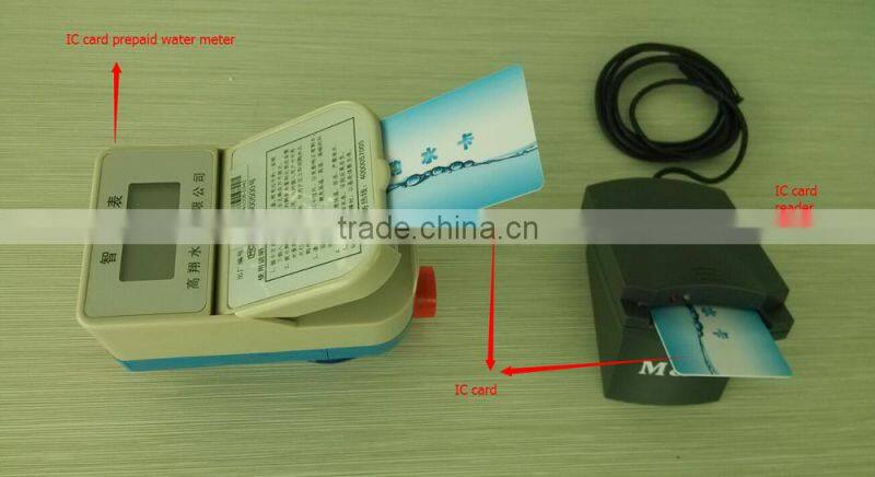 ISO4067-2005 Prepaid Water Meter,IC card smart water meter