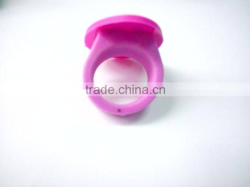 Eco-friendly rubber figure ring