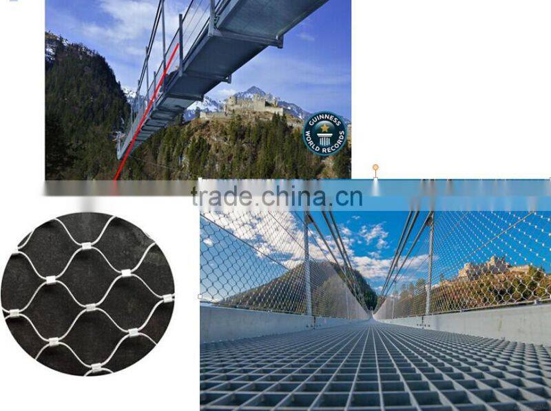 Stainless steel wire rope network