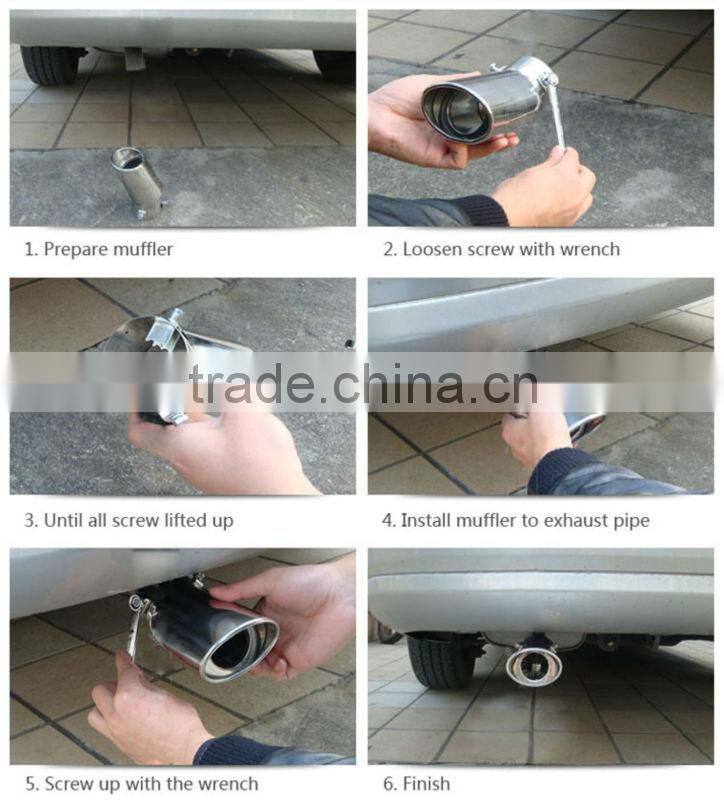 Daihatsu Ayla muffler, exhaust muffler pipe, muffler cutter, tail pipe, Muffler tip, Free Sample