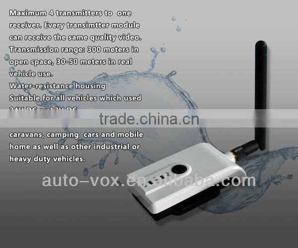 2400~2483.5Mhz 2.4G digital wireless transmitter and receiver for heavy duty vehicles