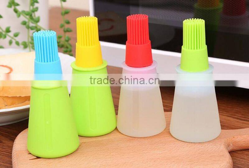 Hot Sale Food Grade Silicone Basting Brushes & oil bottle Brush,Baking and Grilling, Heat-Resistant Cooking Utensils