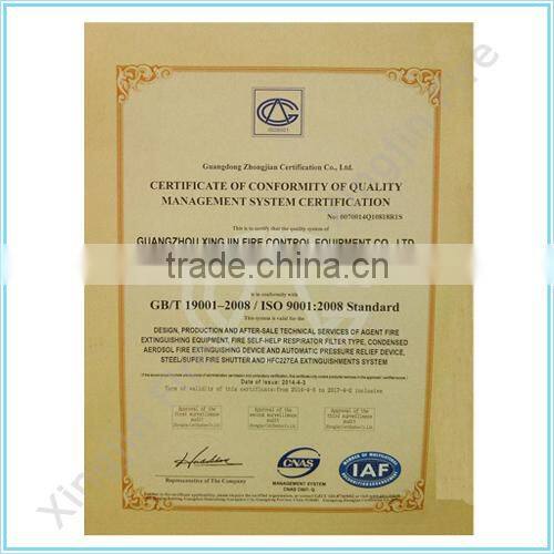 Fire extinguisher/automatic HFC-227ea/FM200 clean agent extinguisher