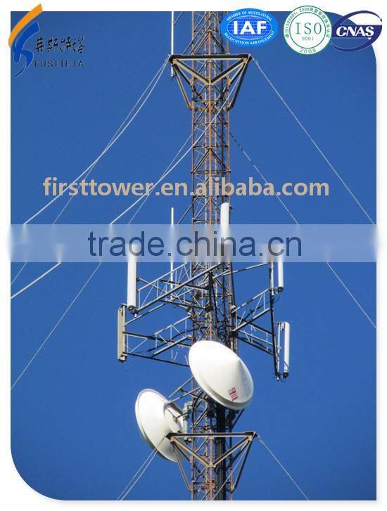 High quality guyed communication telecom tower