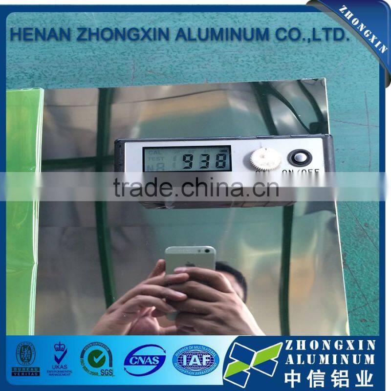 clear silver reflective aluminium mirror sheet 1050 alloy