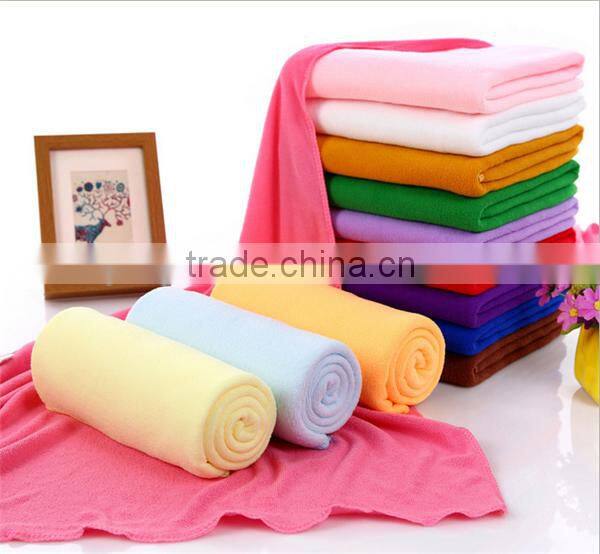 fashion cheap custom plain microfiber woven bath towels
