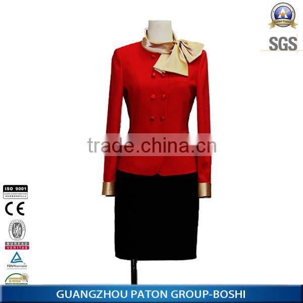 Airline Uniform design china factory price free size