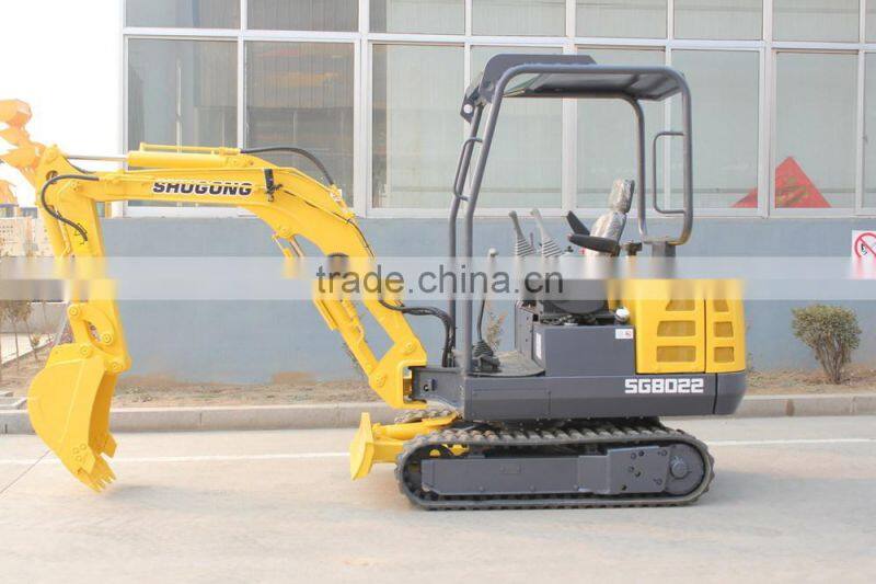 cheap mini crawler excavator/ New Condition and Crawler Excavator Moving Type/2.2 ton Mini hydraulic excavator