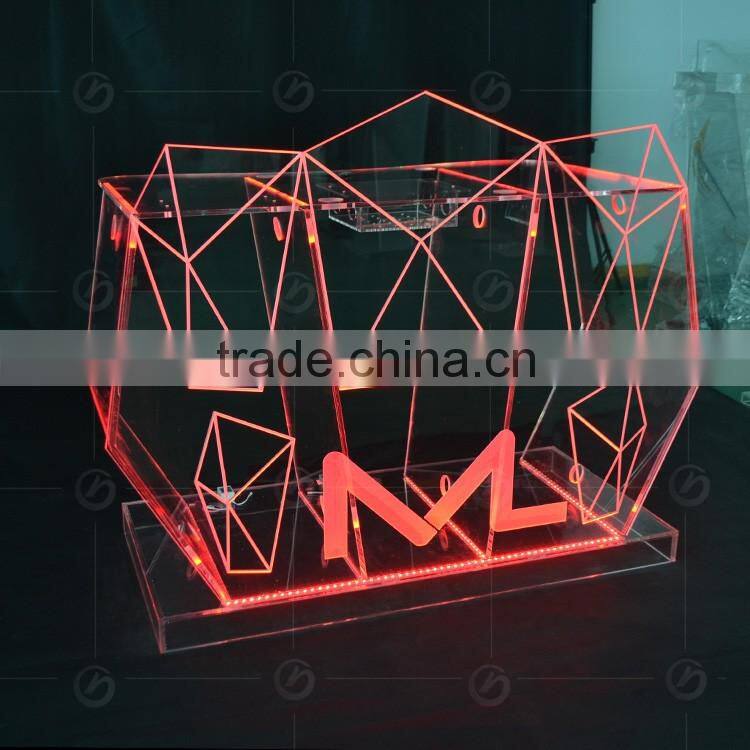 dj light with LED lights, dj facade, Bar Club Furniture blue light